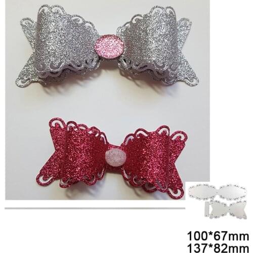 Exquisite Bow Metal Cutting Dies For DIY Scrapbooking Album Paper Cards Decorative Crafts Embossing Die Cuts