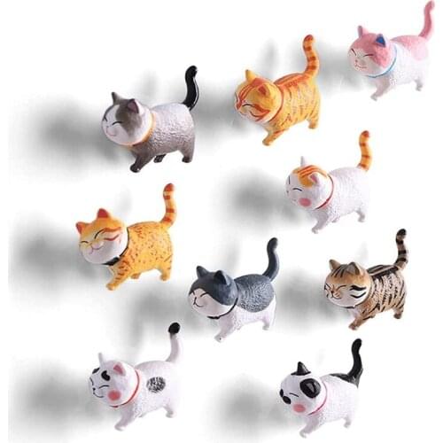 Cat Refrigerator Magnets Cute Fridge Stickers, Kitchen Decor, Perfect for Whiteboard, Refrigerator