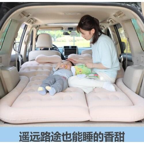 175 * 130CM Multifunctional Car Inflatable Bed Air Mattress Universal SUV Car Travel Sleeping Pad Outdoor Camping Mat rear seat
