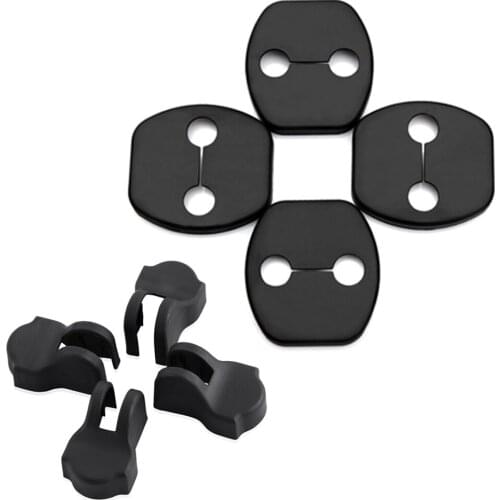 SET FOR NISSAN QASHQAI MURANO KOLEOS ALTIMA SENTRA ALMERA JUKE DOOR STICKER ARRESTER DOOR LOCK COVER STOPPER PROTECTIVE CASE