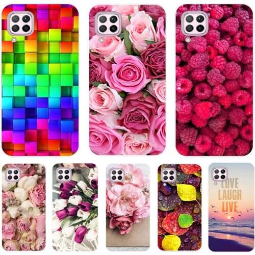 Nova 7i Case For Huawei P40 LITE Cover Soft Silicone Back Coque For Huawei Nova6SE Phone Case For Huawei Nova 7i 2020 TPU Cover