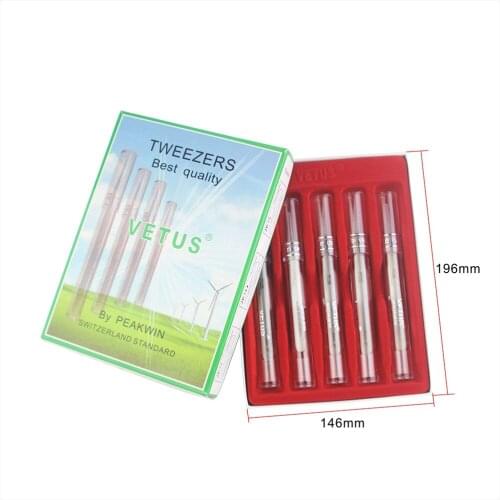 SUNSHINE Precision Stainless Steel Tweezers VETUS 5SA-JP 7SA-JP SS-JP Mobile Phone Computer Repair Tools