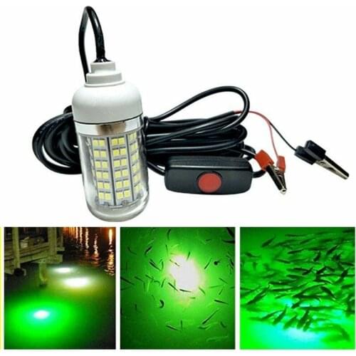 12V Fishing Light 108pcs 2835 LED Underwater Fishing Light Lamp IP68 Lures Fish Finder Lamp Attracts Prawns Squid Krill LED Lamp