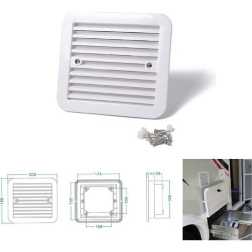 Dust-proof Ventilation Fan Caravan Side Exhaust Air Outlet Vent For RV Motorhome Trailer Boat Yacht caravan camper caranvan