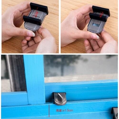 Sliding Sash Stopper Cabinet Locks Straps Doors Security Anti-theft lock Window Sliding Door Baby Kids Child Safety Doors Lock