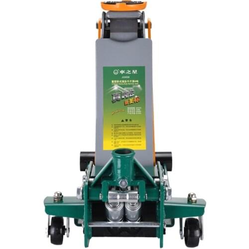 Manual car hydraulic 4T double pump ultra-low horizontal jack car repair tire portable jack