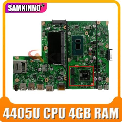 X540UP notebook mainboard with 4405u CPU 4GB RAM PM For Asus X540U X540UP F540U R540U A540U laptop motherboard tested full 100