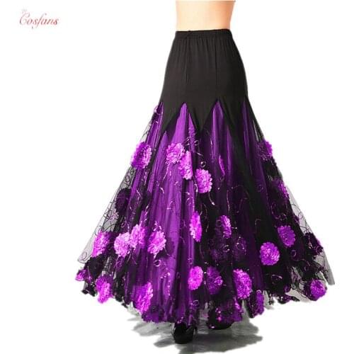 Women Bellydance Costume Skirts Ballroom Dancing Gypsy Costume Skirt Belly Dance Waltz Indian Oriental colorful Belly Skirt