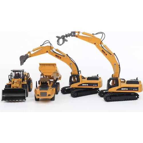 1:50 simulation Alloy Truck toy Diecast Dump Excavator Wheel Metal Model Engineering Car boy toy child