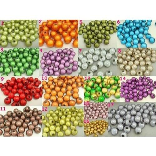 100 Mixed Color 3D Illusion Miracle beads 8mm Spacer At least $15(can mix. order)
