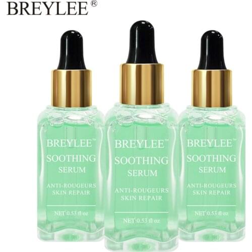 BREYLEE Soothing Repairing Serum Skin Care Facial Snail Repair Moisturizing Skin Redness Acne Scar Removal Anti Rougeurs 3pcs