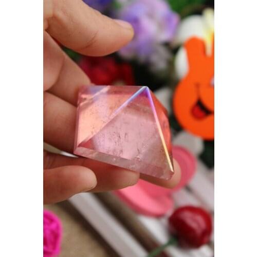 59 grams of powder quartz crystal healing angels pyramid A896