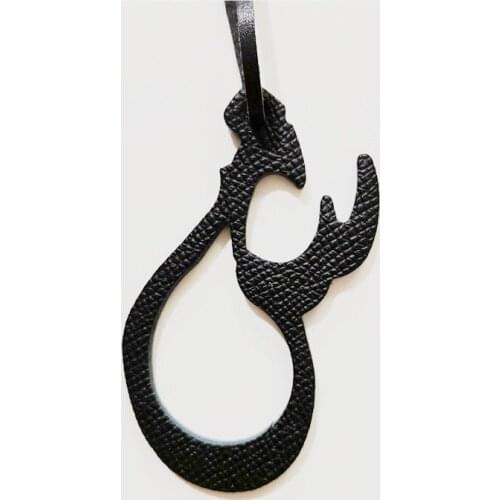 Arabic Letter Keychain Backpack Pendant Ladies Women Bag Charm