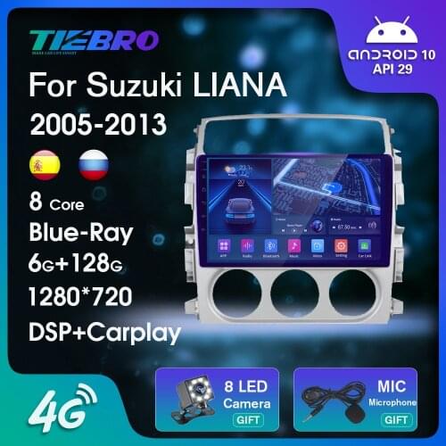 2DIN Android10 Car Radio For Suzuki LIANA 2005-2013 GPS Navigation Car Multimedia Player Auto Radio NO 2DIN DVD Bluetooth Player