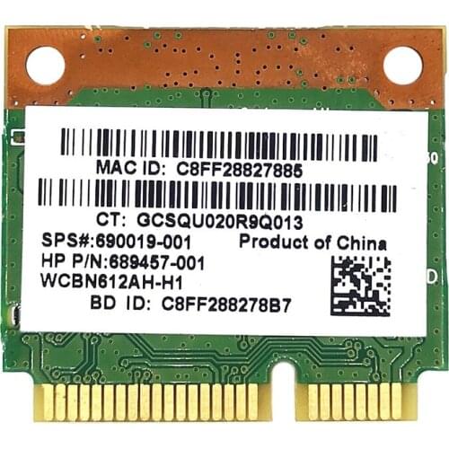 QCWB335 AR9565 Wireless Network Card 2.4G 150Mbps Bluetooth 4.0 SPS 690019 Mini Pcie 802.11N Built-in Network Card