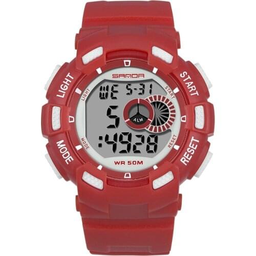 Children Waterproof Led Digital Watch Fashion Sports Watch For Kids Ultra-light Silicone Strap Teen Boys Girls WristWatch Unisex