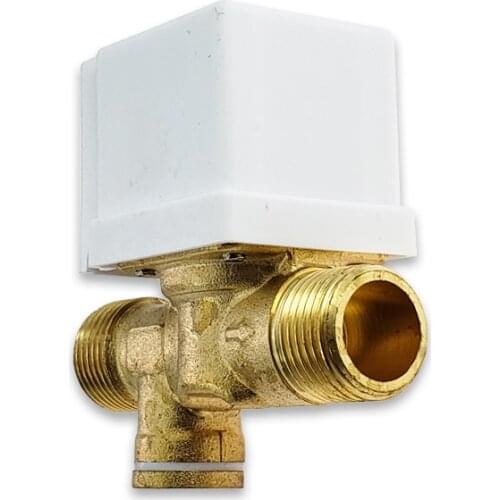 Electric solar solenoid valve copper DC12V 24 V water heater solenoid valve DN15 External screw thread 1/4" Normally Closed
