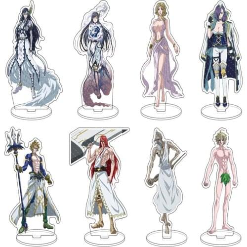 Anime Record of Ragnarok Figure Cosplay Model Acrylic Stands Adam Zeus Loki Plate Desk Decor Toy Fans Gift Collection Props