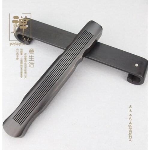Violet Fu Xi Tan wood incense incense box with a base of Guqin ebony horizontal line means of sandalwood incense furnace