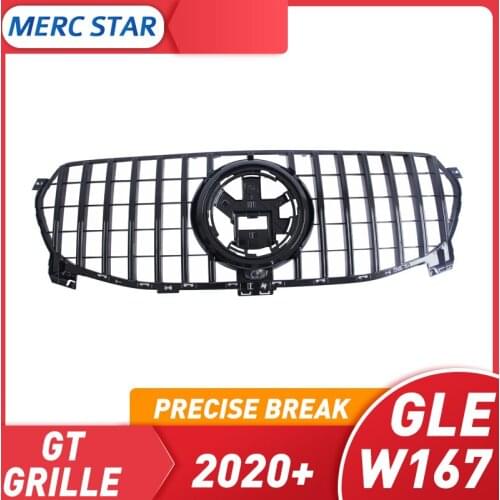 Gt Grill-new version for GLE450 2020, model GLE W167, without front camera, parachute, sports, GLE 400
