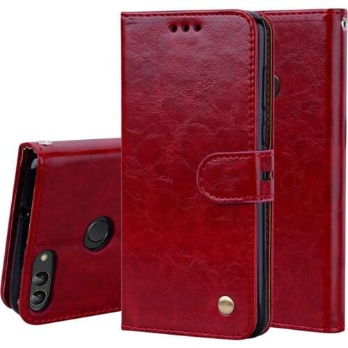 Leather Wallet Case For Huawei P Smart 2018 FIG-LX1 L21 Flip Case On For Huawei P Smart 2019 POT-LX3 LX1 Soft Silicone Cover