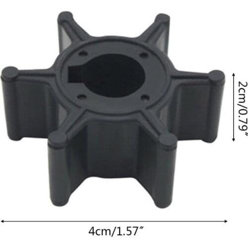 Marine Water Pump Impeller Compatible with Outboard Motor Accessories 6E0-44352-00-00 Durable Engine 6 Blades 4-Stroke D5QE
