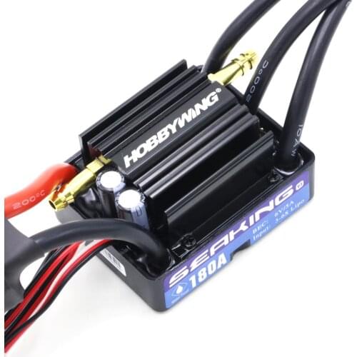 HobbyWing SeaKing V3 180A BL Motor ESC 6V/5A BEC for RC R/c Racing Boat