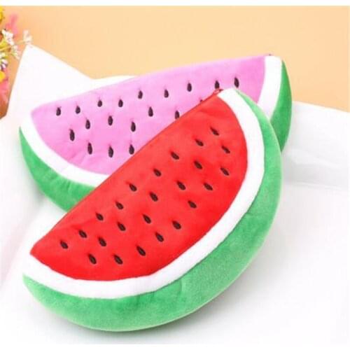 Multi-sizes, small watermelon 12cm-22cm Plush Coin BAG Purse ; Pocket Coin Wallet bag