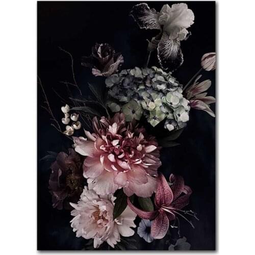 Peony Flower Printed Canvas 11CT Cross-Stitch Kit Embroidery DMC Threads Handiwork Needlework Knitting Sewing Sales Counted