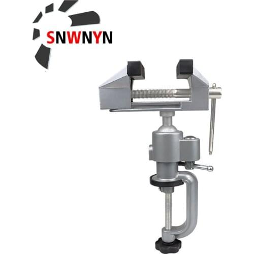Portable 360° Table Swivel Vise Bench Clamp VisesGrinder Holder Drill Stand For Rotary ToolCraft Model Building ElectronicsHobby