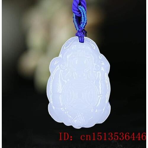 Natural White Jade Money Dragon Turtle Pendant Jadeite Necklace Charm Jewellery Fashion Accessories Hand-Carved Luck Amulet Gift