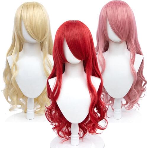 WEILAI Kochou Kanae Cosplay wig Arch bangs in the middle Black Long straight hair High quality high temperature fiber