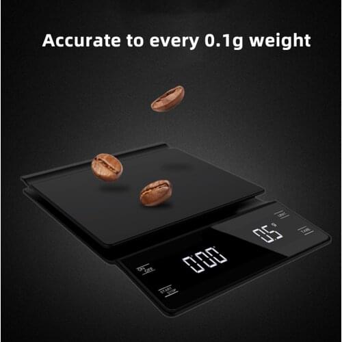 Portable Household Smart Digital Food Weighting Scale With Timer Electronic Digital Kitchen Scale LED Display