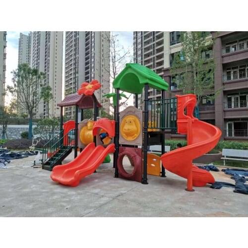 Shipped to Australia Safety Preschool Outdoor Play Structure Eco-friendly 20 Years' Manufacturer HZ-09601