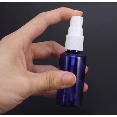 1Pcs Blue Empty Spray Bottles 30ml Plastic Mini Refillable Container Empty Cosmetic Containers Multifunctional Empty Bottle