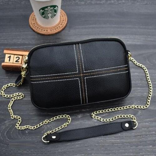 100% Genuine Leather Women Handbags Vintage Small Shoulder Bag Female Crossbody Soft Casual Shopping Bags For Ladies Purse