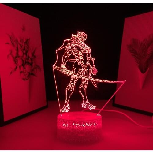 Anime Figure LED Light 3D Table Lamp for Bedroom Decor Nightlight Child Manga Birthday Gift Acrylic LED Night Light