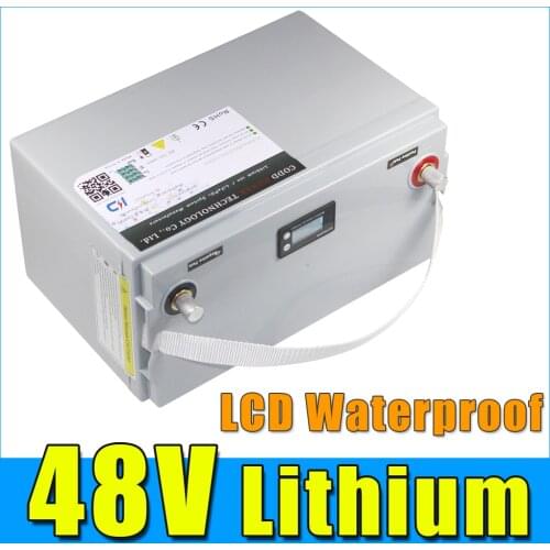 48V 20AH 60AH 1000W 2000W 3000W Ebike Scooter Lithium ion Battery LCD Waterproof
