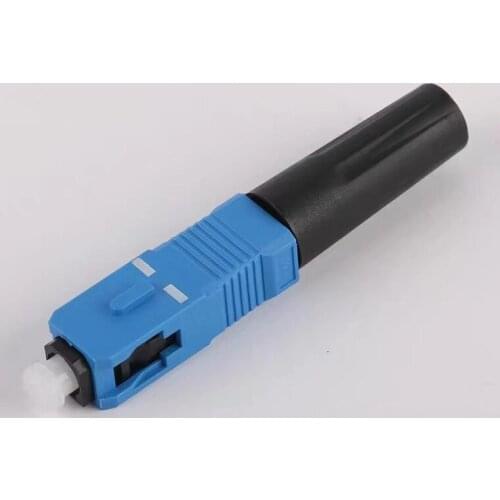 50pcs 100pcs 200pcs single-mode fiber optic SC UPC fast connector ftth Quick connector Fiber Optic Fast adapter Straight tail