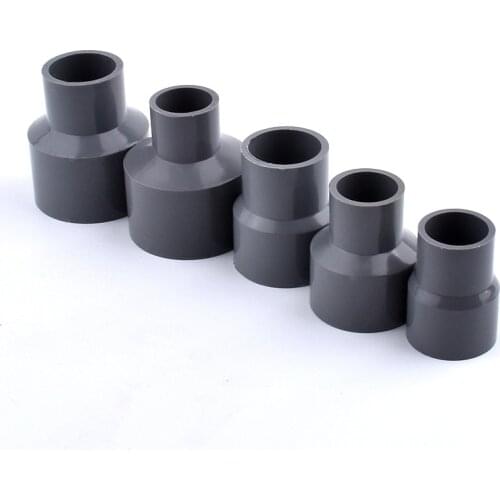 1-20Pcs 20/25/32/40/50/63mm PVC Straight Reducing Connectors Water Pipe Garden Irrigation Water Pipe Connector Aquarium Adapte