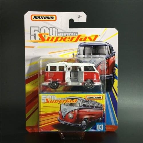 2019 Matchbox Car 1:64 Sports Car 50th Anniversary SUPER FASE Metal Material Body Race Car Collection Alloy Car Gift