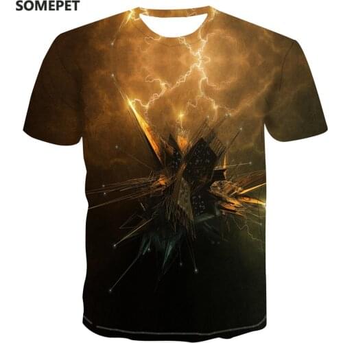 2020 News! Fashion T-Shirt, Geometric Square T-Shirt, MenS T-Shirt, Simple Color T-Shirt, Unique Printing T-Shirt