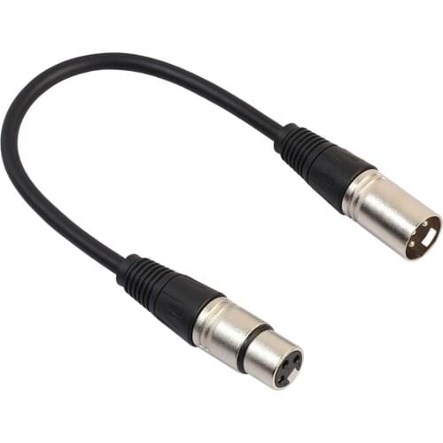 3Pin XLR Male to Female Microphone Audio Snake Cable Extension Lead Cord 1ft