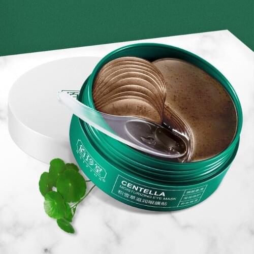 60pcs Centella asiatica Serum Moisturizing Eye Mask Eye Patch Improves Dry Removal Dark Circle Anti-aging Eye Mask Eye Care TSLM