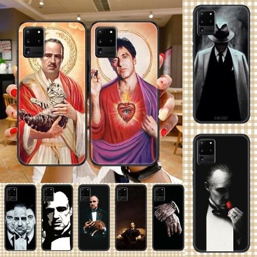 Movie The Godfather Phone case For Samsung Galaxy Note 4 8 9 10 20 S8 S9 S10 S10E S20 Plus UITRA Ultra black 3D back pretty