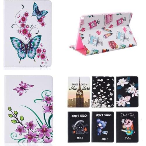 Fashion Flower Cartoon Animal Elephant Leather Stand Flip Smart Case for Samsung Galaxy Tab S2 8.0 T710 T715 Tablet Book Cover