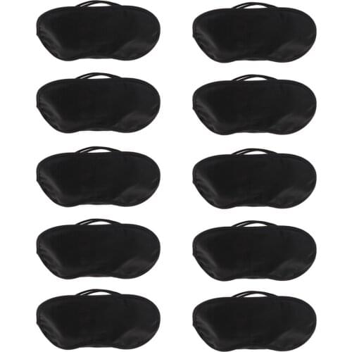 90 Pieces Black Sleep Eye Mask - Light Blocking Sleep Mask - Soft and Comfortable Night Eye Mask Patch for Women & Men