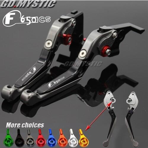 For BMW F650CS F650 650CS 650 2003 2004 2005 Motorcycle Adjustable Folding Extendable Brake Clutch Lever