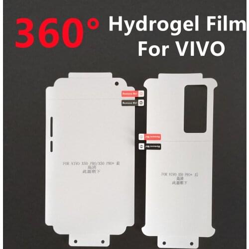 360° Full Body Coverage Hydrogel Film For VIVO X60 Pro/50 Pro Plus/NEX3/NEX3STPU HD Mobile Phone LCD Screen Protector Curved Fit