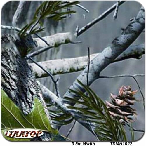 ITAATOP Real Tree Camouflage Hydro Dipping Film Hydrographic Film 0.5M * 2/10/20M TSMH1022